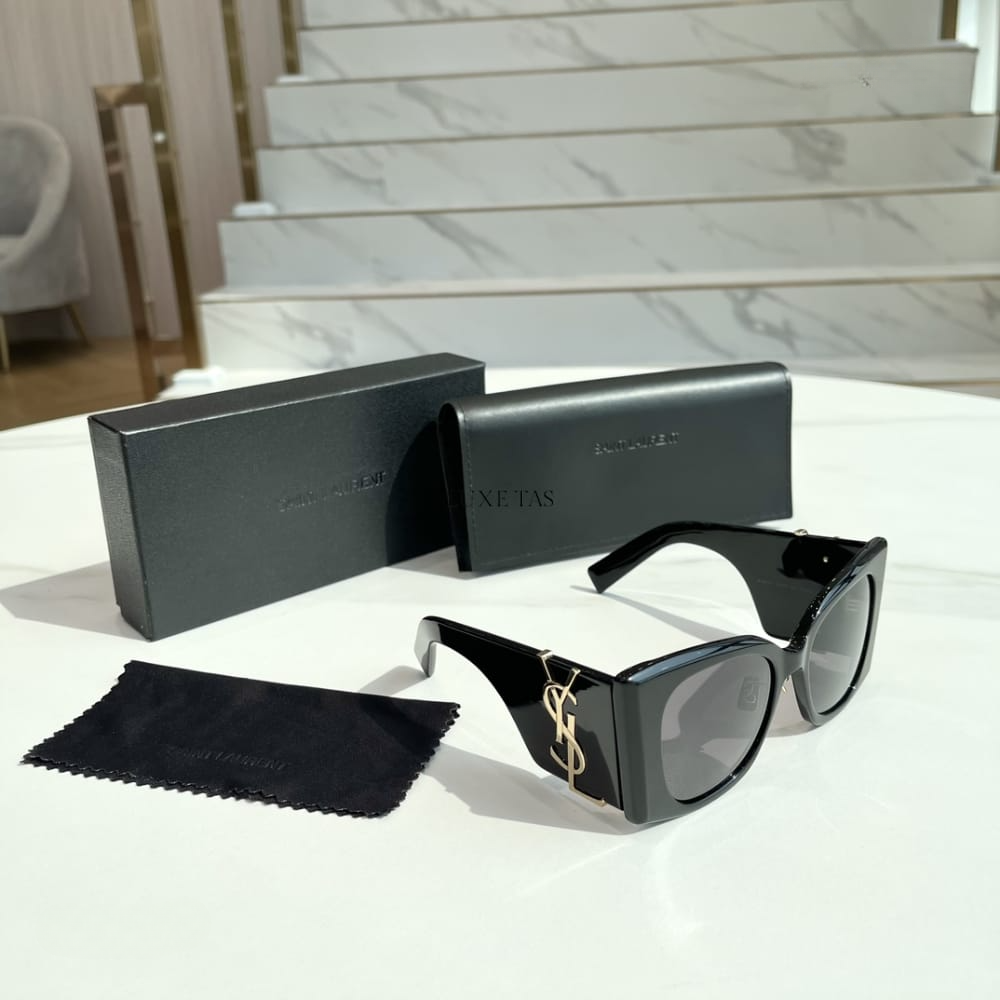 YSL Saint Laurent Sunglasses in Black and Gold for Her (Premium Quality) - Cash on Delivery