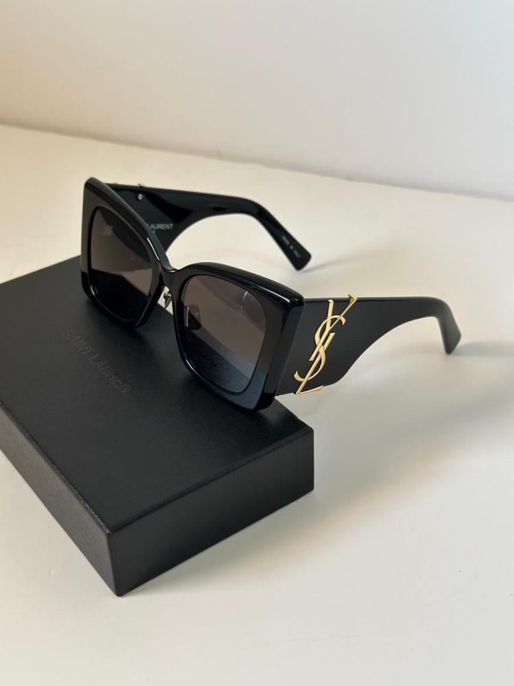YSL Saint Laurent Sunglasses in Black and Gold for Her (Premium Quality) - Cash on Delivery