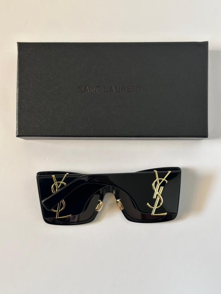 YSL Saint Laurent Sunglasses in Black and Gold for Her (Premium Quality) - Cash on Delivery